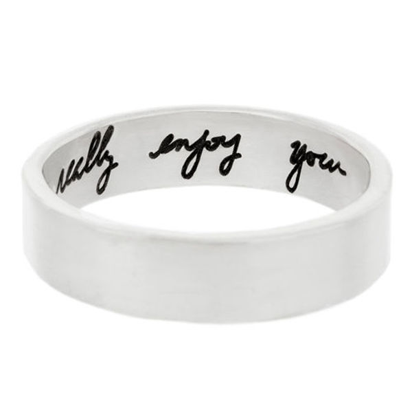 Picture of Engravable Silver Band
