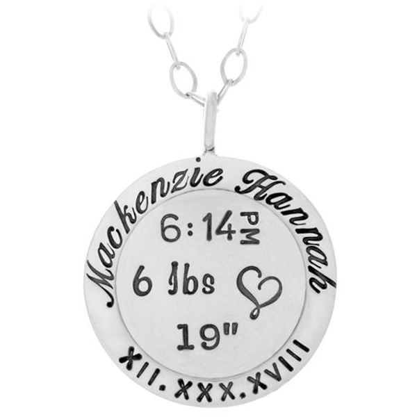 Picture of Birth Stat Necklace